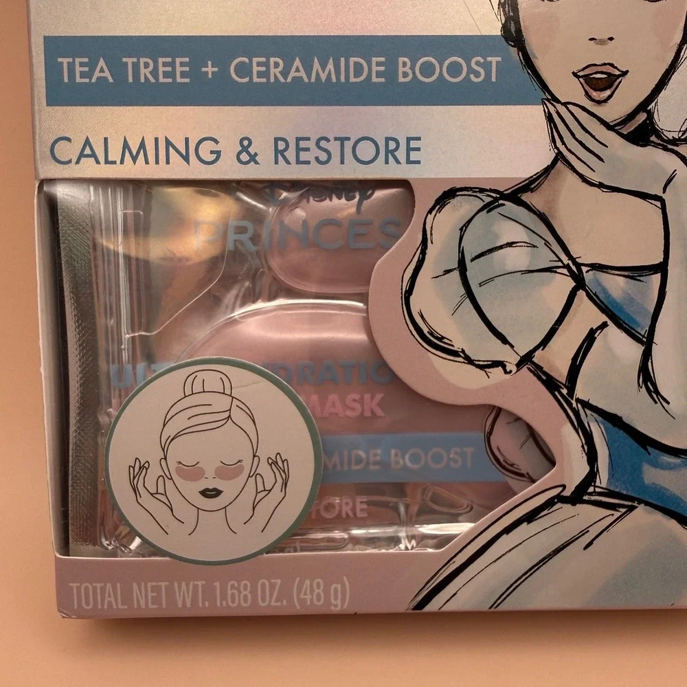 Disney‎ Princess Cinderella Ultra Hydration Under Eye Mask 8 Pairs NIB